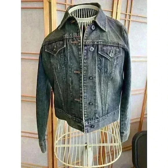 Gap Jackets & Blazers - Vintage Extra Small GAP Y2K Dark Denim Jean Jacket